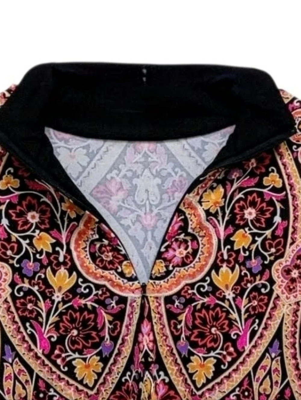 J. Mclauglin Catalina Cloth 1/4 Zip Long Sleeve Popover Top. Sz. L. - Picture 7 of 10